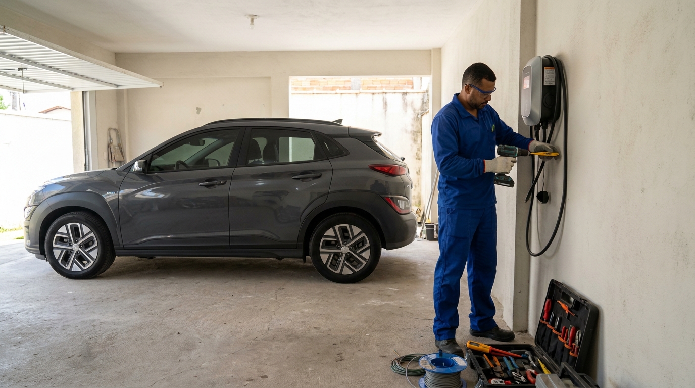 Instalação de Carregador de Carro Elétrico perto de mim em Marília‑SP