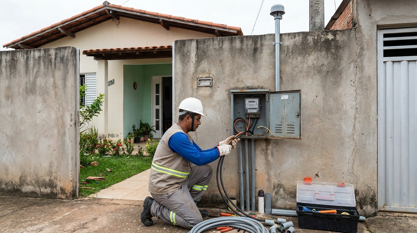 Instalação de Padrão de Energia perto de mim em Marília‑SP